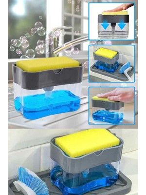 Munico Her 380 Sünger Pompalı Araç Deterjan Lazım Sabunluk Hazneli Şeffaf ml Hijyenik Sıv  Için Ideal Seçim