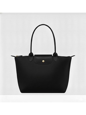 Shelilah Katlanır Fermuarlı Kadın Siyah El ve Kol Çantası Kumaş