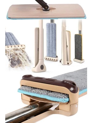 Munico Su Emici Paspas Etkili Mop Işletmelere Uygun Akıllı Kovasız Portatif Ofis & Ev Toz Temizlik Seti Wc