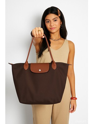 Shelilah Katlanır Fermuarlı Kadın Siyah El ve Kol Çantası Kumaş