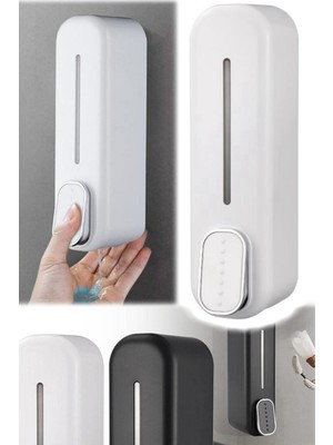 Munico Manuel Sabunluk Duvara Monte Doldurulabilir El Dezenfektanı Duş Jeli Şampuan Losyon Dispansiyeri