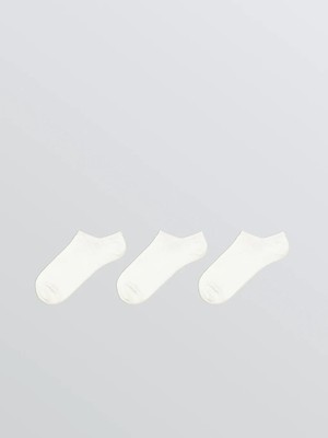 LC Waikiki Kadın Düz Sneaker Çorap 3 Lü  (S6)