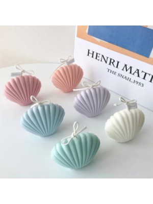 Craftto Deniz Kabuğu Akrilik Plastik Mum Kalıbı