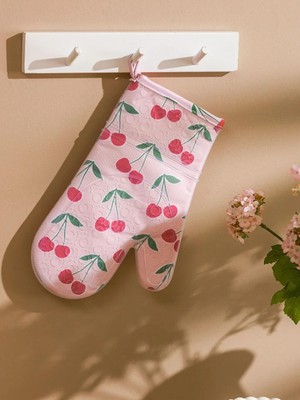 LC Waikiki Karışık Kiraz Baskılı Fırın Eldiveni  (S6)
