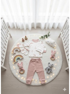 Gmn Collection Geyik Figürlü 4'lü Zıbın Seti Hastane Çıkışı