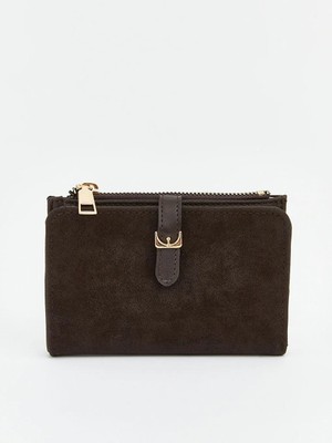 LC Waikiki Süet Görünümlü Kadın Cüzdan  (S6)