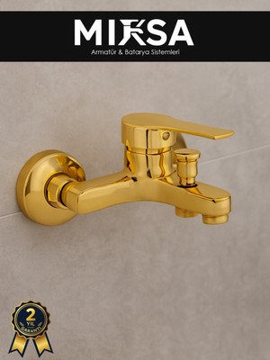 Mixsa Gold Mix Banyo Duş Bataryası Musluğu Garantili, Yerli Üretim