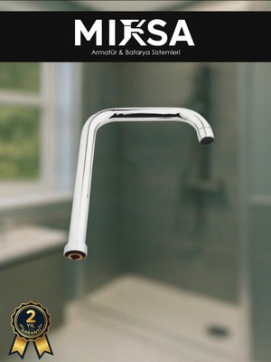 Mixsa Köşe Boru, L Boru Mutfak Eviye Musluk Aç-Kapa Batarya Borusu