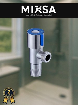 Mixsa Inox Mavi Taharat Musluğu, Ara Musluk, Aç Kapa