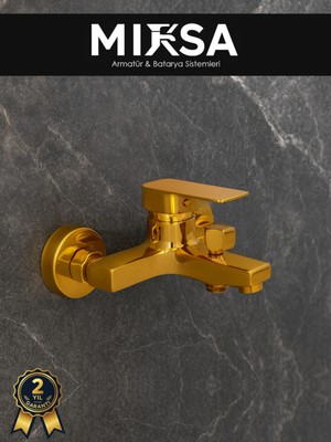 Mixsa Gold Kare Banyo Duş Bataryası Ağır Gövdeli 2 Yıl Garantili, Yerli Üretim