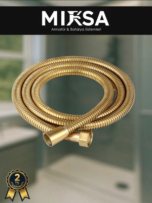 Mixsa Gold Duş Hortumu 1.5 Metre Tüm Batarya ve Duş Başlıklarına Uyumlu