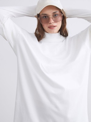 Lc Waikiki Yeni Sezon Dik Yaka Oversize Kadın Tunik