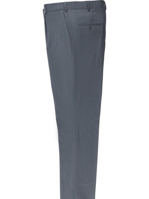 Abdullah Kiğılı 4 Drop Relaxed Fit Rahat Kesim Yünlü Pileli Klasik Kumaş Pantolon
