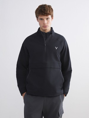 Lc Waikiki Yeni Sezon Fermuarlı Dik Yaka Erkek Sweatshirt