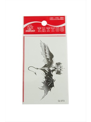 Ieg™ Taç Yarasa Tattoo Dövme Sticker