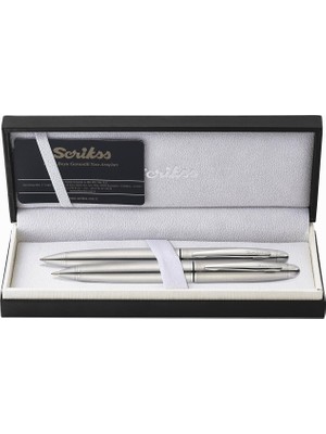 Hepta Collection Scrikss Knight 88 Tükenmez Kalemversatil Kalem Takım Krom