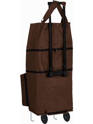 Delixa Entcanta Mine Model Sessiz 2 Tekerlekli, Çok Fonksiyonlu, Katlanabilir Teleskobik Kollu Seyahat ve A