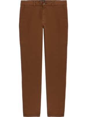 Abdullah Kiğılı 6 Drop Regular Fit Standart Kesim Desenli Likralı Kanvas / Chino Pantolon