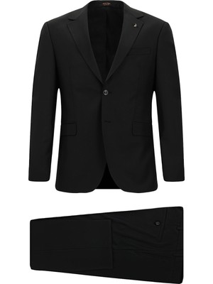 Abdullah Kiğılı 4 Drop Relaxed Fit Rahat Kesim Yünlü Takım Elbise