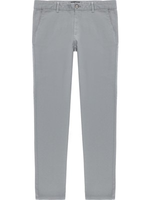 Abdullah Kiğılı 6 Drop Regular Fit Standart Kesim Desenli Likralı Kanvas / Chino Pantolon