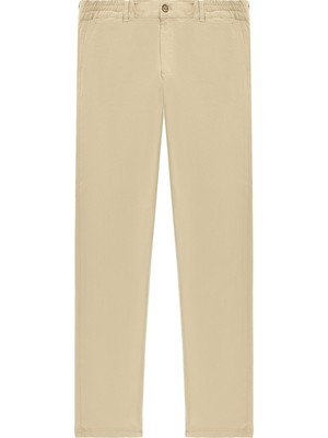 Abdullah Kiğılı Regular Fit Standart Kesim Likralı Kanvas / Chino Pantolon
