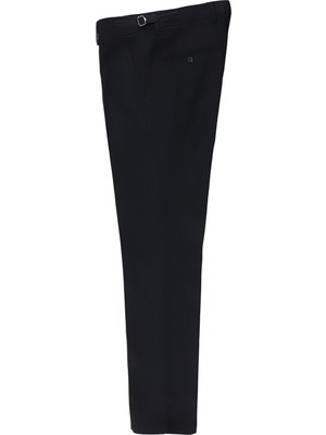 Abdullah Kiğılı Slim Fit Dar Kesim Likralı Tokalı Kanvas / Chino Pantolon