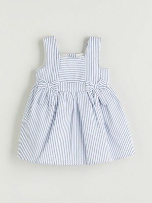 Lc Waikiki Yeni Sezon Kurdele Detaylı Kız Bebek Elbise