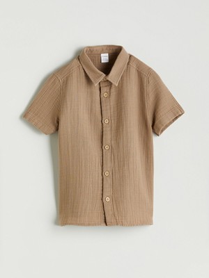 Lc Waikiki Yeni Sezon Basic Pamuklu Erkek Çocuk Gömlek