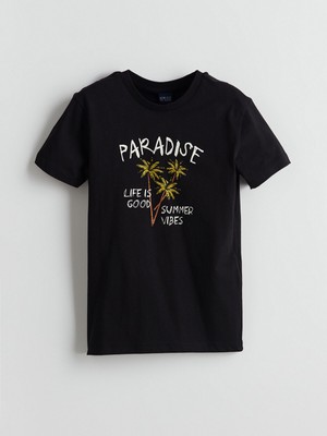 Lc Waikiki Yeni Sezon Bisiklet Yaka Erkek Çocuk Tişört