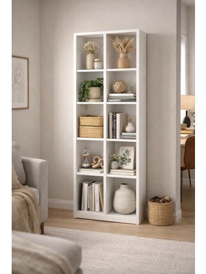 Alesta Life 10 Göz Raflı Kitaplık