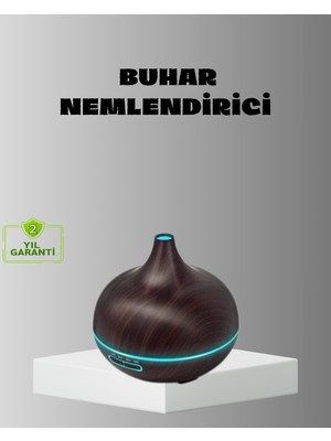 Mestore Aromaterapi Difüzörü 550 ml Ultrasonik Nemlendirici Otomatik Kapanma Özellikli
