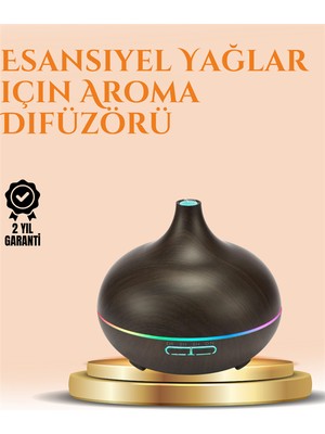 Mestore 550 ml Ultrasonik Yağ Difüzörü ve Soğuk Buhar Nemlendirici