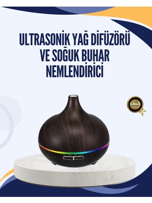 Mestore LED Işıklı Sessiz Çalışan Soğuk Buhar Nemlendirici
