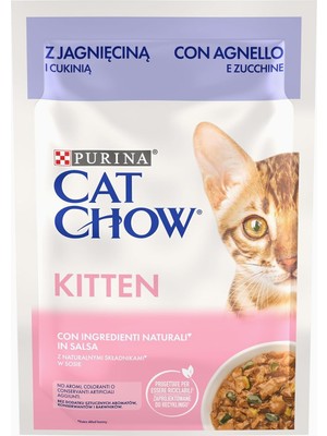 Delixa Chow Yavru Kediler Için Kuzu Etli Sebzeli Yaş Mama 85 Gram