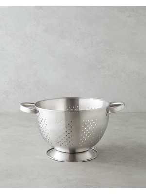 English Home Makeda Paslanmaz Çelik Süzgeç 22 cm Gri