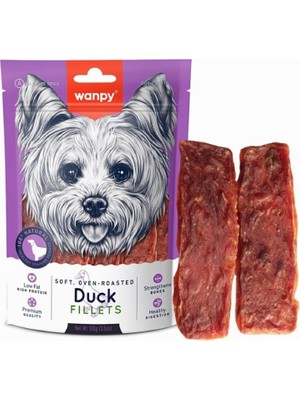 Delixa Oven Roasted Gerçek Ördek Fileto 100 G Köpek Ödülü, Küçük Köpekler