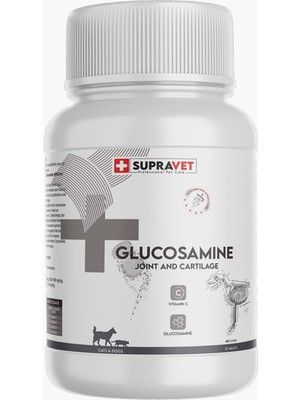 Hepta Collection Supravet Glucosamine Kedi ve Köpek Eklem Sağlığı Güçlendirici Glukozamin Tablet + Vitamin C 75 Table