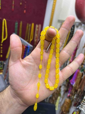 Sıkma Kehribar tesbih