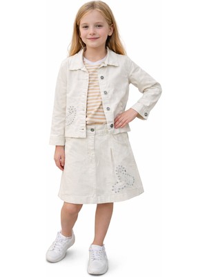 Modaplaza Kız Çocuk Taşlı Nakışlı 3`lü Takım 7264516