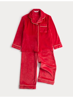 Marks & Spencer Yumuşak Kadife Çocuk Pijama Takımı (1-16 Yaş)