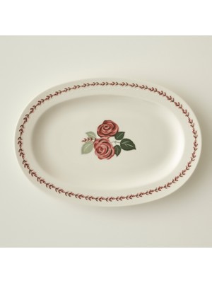 UltraMint Şık 30 cm Rose Sunum Tabağı, Zarif ve Fonksiyonel Tasarım