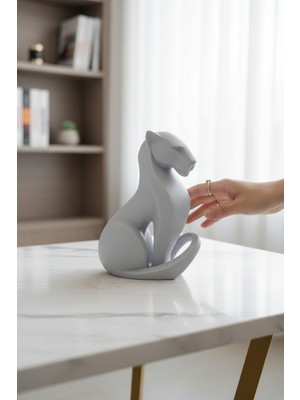 Pazarois Soyut Aslan Figürlü Biblo