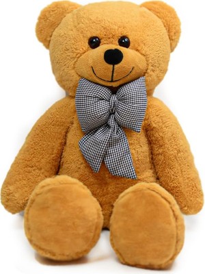 Storemax 80 cm Dev Pelüş Papyonlu Ayı,peluş Ayı,yumuşak ve Sevimli Büyük Boy Oyuncak Ayıcık,sarılmalık Papyonlu,sevgiliye Hediye(Kahverengi)