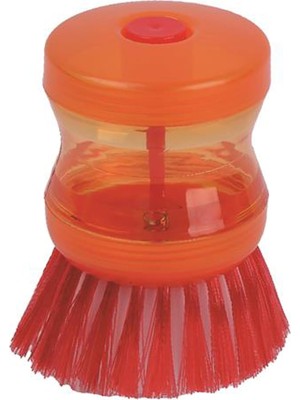 Storemax Hazneli Bulaşık Fırçası, Kırmızı, Hazneli, Mutfak Temizlik Fırçası (Kırmızı)