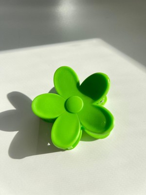 Luciaonline Yeşil Flower Clips Saç Tokası