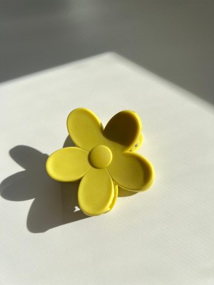 Luciaonline Sarı Flower Clips Saç Tokası