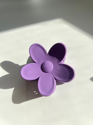 Luciaonline Mor Flower Clips Saç Tokası