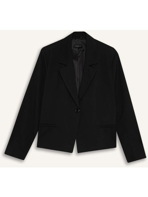 DeFacto Relax Fit Ceket Yaka Blazer Ceket G9308AX26SP