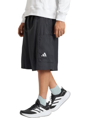 AJY7446 Adidas ADI365 C Shor M Erkek Şort ve Kapri Siyah
