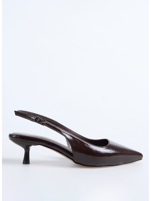 Fabrika Kahve Kadın Topuklu Ayakkabı Kıtten-Radway